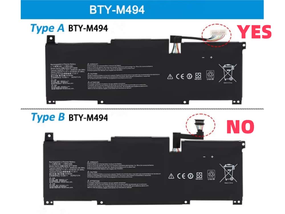 MSI BTY-M494