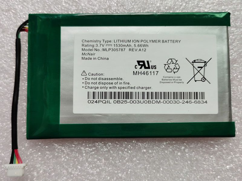 Original OEM Lico S11ND018A Replacement Battery MLP305787 for Barnes & Noble Nook Simple Touch BNRV300 BNTV350 