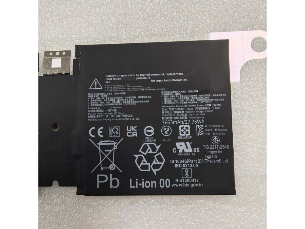 MICROSOFT MQ36 Für MICROSOFT Surface Pro 10 5G (2077)/Surface Pro11 OLED MQ36_01